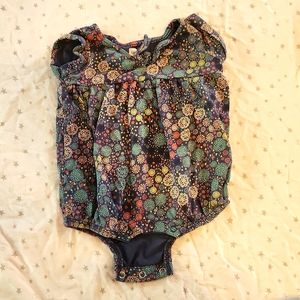 Tea collection floral romper